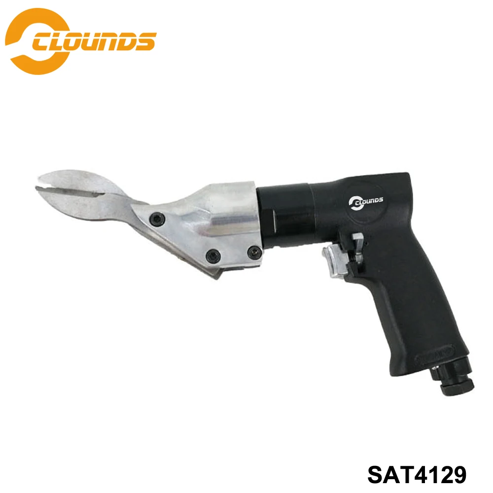 

SAT4129 High Quality Pneumatic Scissors Handle Air scissors Handle Exhaust Steel 1.2mm Metal Shear