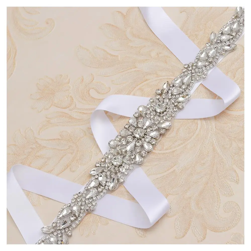 MissRDress Wedding Belt Rhinestones Handmade Dress Accessories Marriage Bridal Sashes Waistband JK867 | Свадьбы и торжества