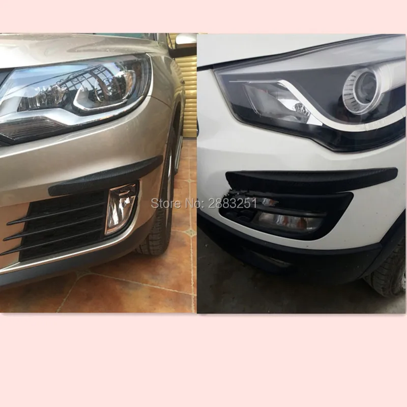 2 шт. Стайлинг автомобиля бампер для Противоударная полоса наклейка Renault clio megane 3