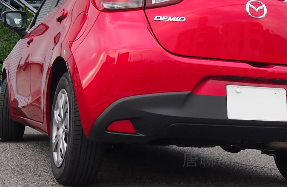 ABS Хромированная задняя противотуманная фара отражатель для Mazda 2 Demio DJ DL