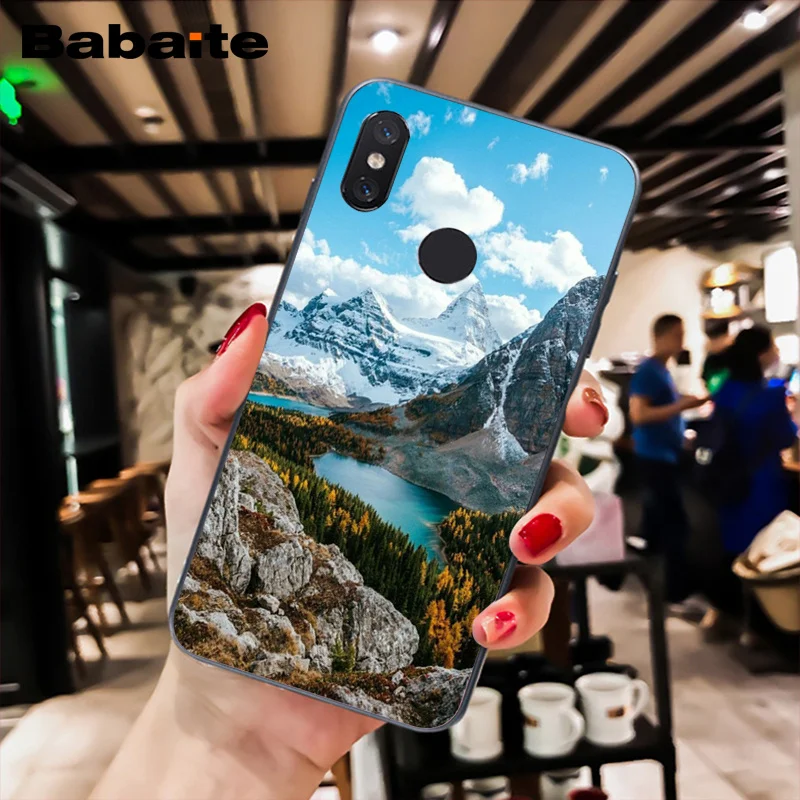 Babaite зимний Снежная гора Sceneary силиконовый чехол для телефона для Xiaomi MiA1 A2 lite F1 Redmi 4X 5Plus S2 Note7 Redmi Note4