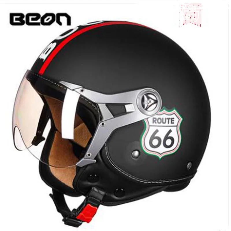 BEON винтажный мотоциклетный шлем с открытым лицом 3/4 Casco Capacete Jet Ретро шлем|helmet