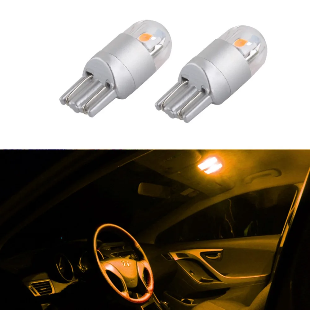 Светодиодные лампы T10 LED W5W 2smd 3030 Auto 194 168 501 габаритные огни номерного знака
