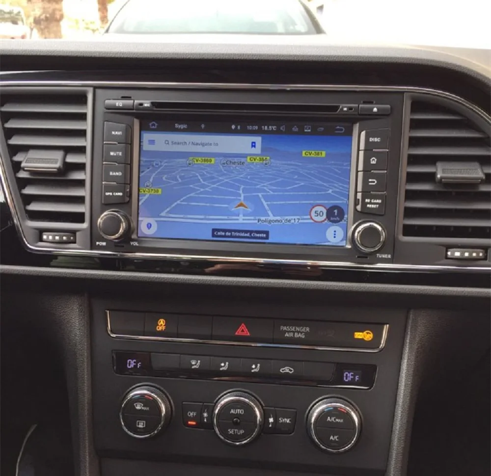 Автомобильный радиоплеер Navirider на Android 10 для Seat LEON 2014 DVD автомобильное головное