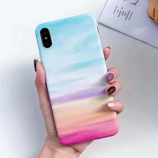 Style 3 Отсутствие гладкой красочные мрамора, гранита и других видов камней, для мобильного телефона, чехлы для iphone, 11 11Pro Max X XS Max XR 7 8 Plus, 6, 6 S, мягкий IMD задняя крышка - Цвет: Style 3