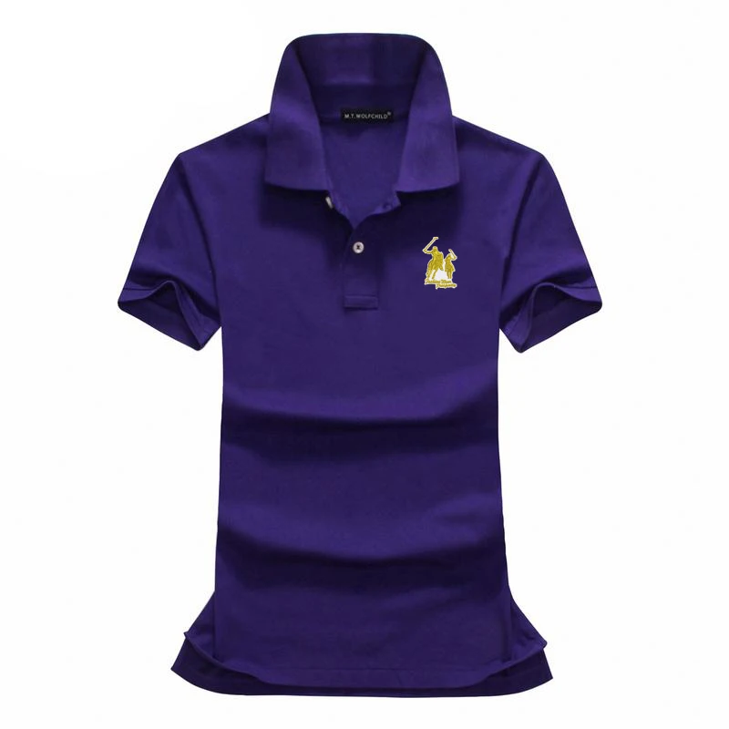 Мода, новинка, женские брендовые рубашки поло с коротким рукавом и большой лошадью, повседневные женские хлопковые рубашки поло, облегающие Женские топы