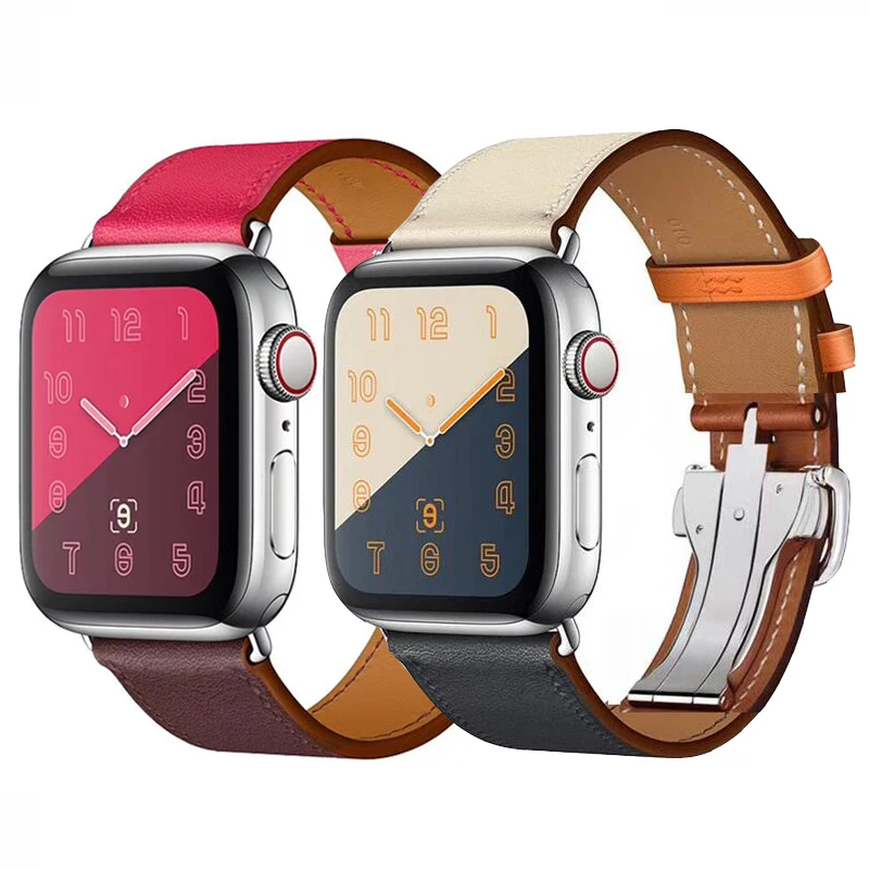 Кожаный ремешок для iwatch series 4 3 2 1 40 мм 44 38 5|Ремешки часов| |