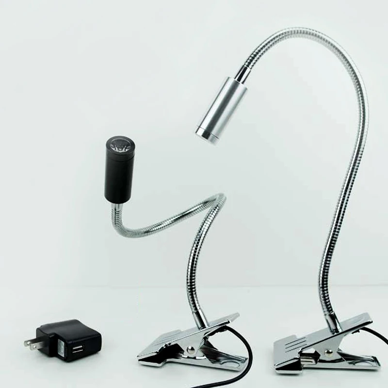 Светодиодные настольные лампы TRANSCTEGO со струбциной маленькие светодиодные