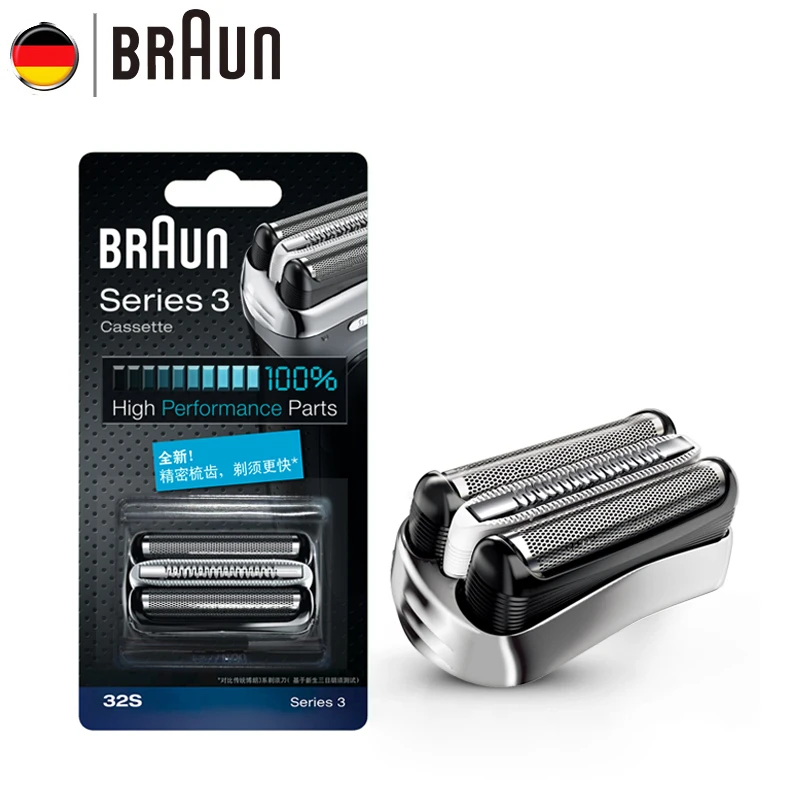 Электрический бритвенный нож Braun 21B 32B 32S BT32 Refills foil для серии 3 электробритва 300s 301s 310s 3000s 3020s 3050cc Cruzer6