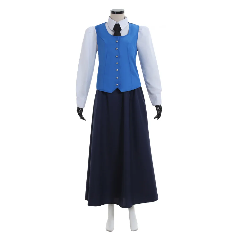 Доктор Кто Косплей Доктора Дженни Flin платье костюм на Хэллоуин Карнавальный