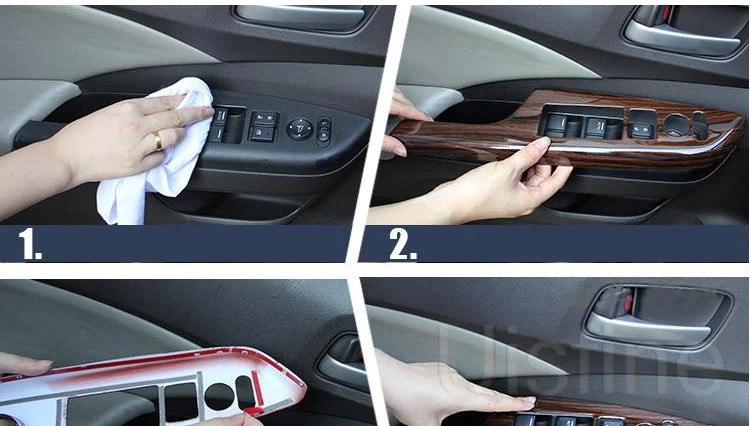 Электрическая оконная дверная ручка приборной панели воздушная розетка Автомобильная Отделка Коробка передач декоративные аксессуары для Mitsubishi Lancer ex evo 2009