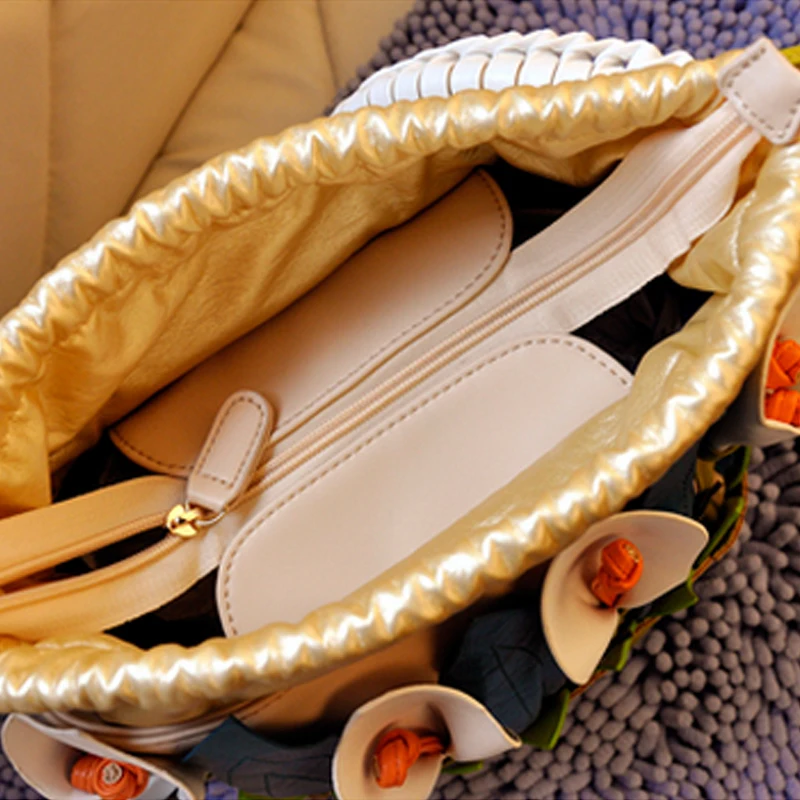 PACENTO роскошные Брендовые женские сумки сумка через плечо Италия Borse Braccialini Lilies