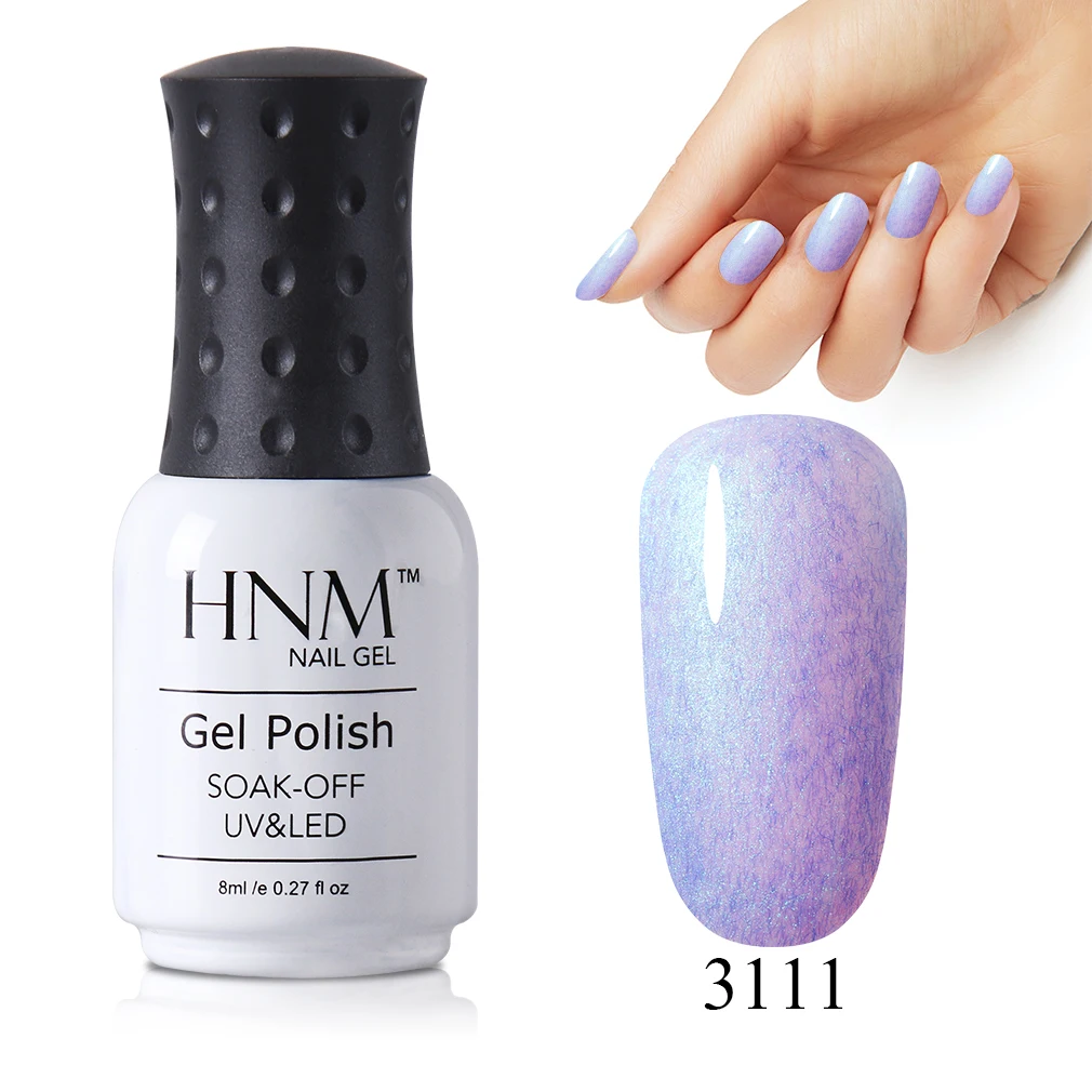 Цветной Гель лак для ногтей HNM 8 мл из искусственного меха УФ гель в форме русалки