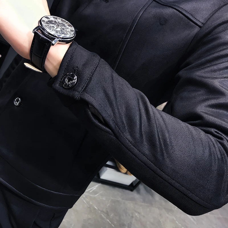 2019 Мужская куртка трендовая Весенняя и Летняя мода горячая одноцветная