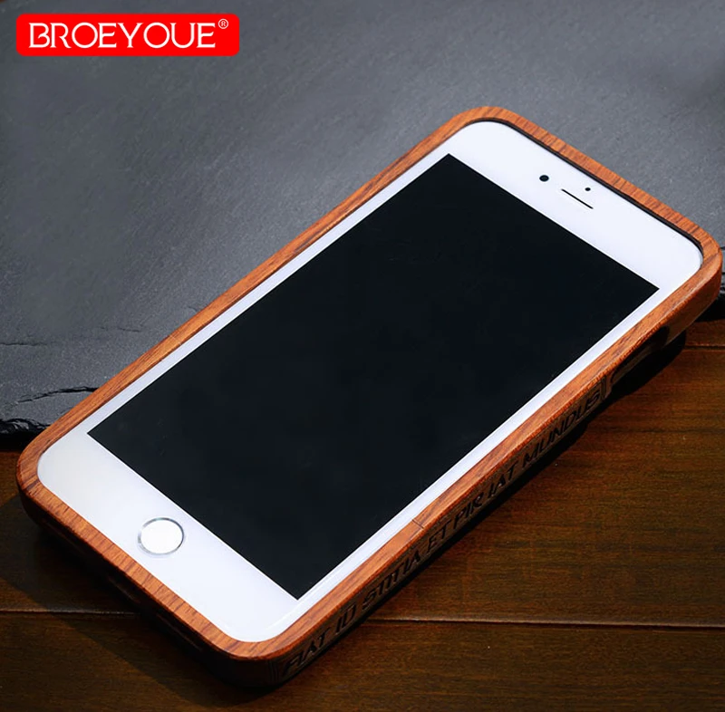 Luxury Designer Emboss Bamboo Phone Case For iPhone 7 8 6 6S Plus 5 5S SE X 100% Natural Full Wood Custom Carving Design |