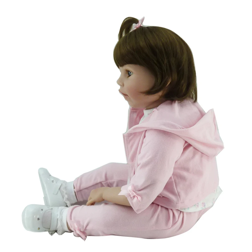 2017 хлопковая Кукла Reborn милые модные силиконовые куклы для новорожденных подарок