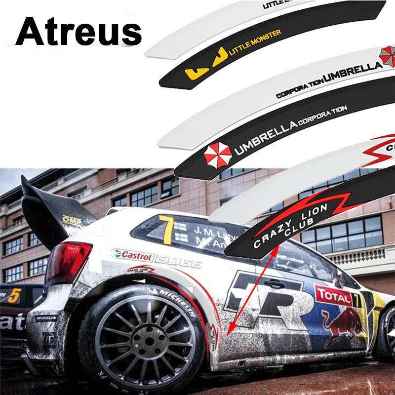 2 шт. автомобильные наклейки на крыло Колеса для Lexus Honda Civic Opel astra h j Mazda 3 6 Kia Rio Ceed
