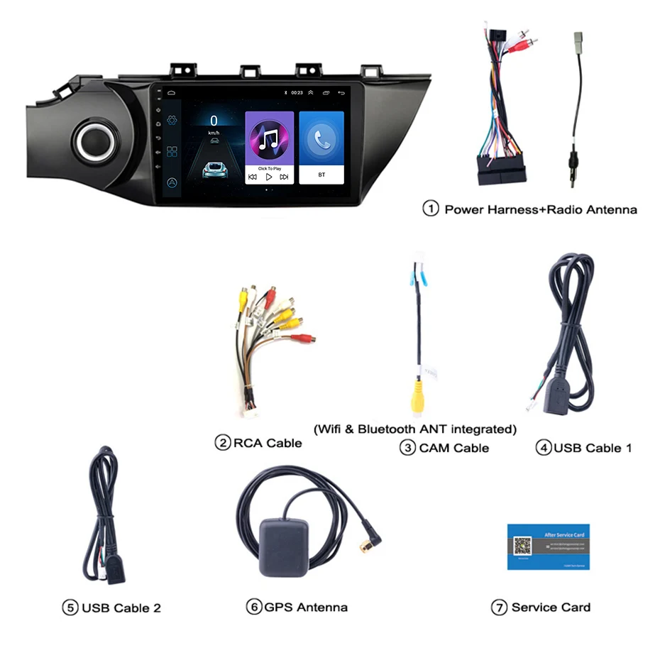 10 1 дюймовый 2.5D IPS закаленный HD мультисенсорный экран Android 8 NAVI для KIA Rio3 K2 2017 с Bluetooth