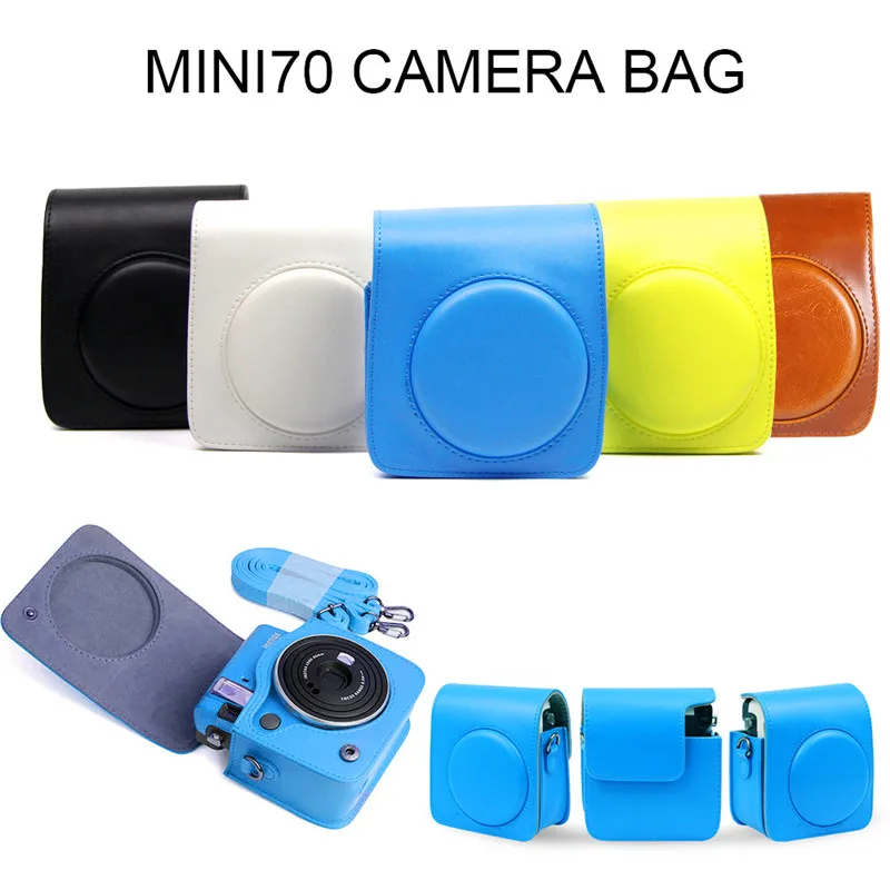 2019 чехол для камеры держатель FUJI FILM Mini70 черный белый желтый синий коричневый