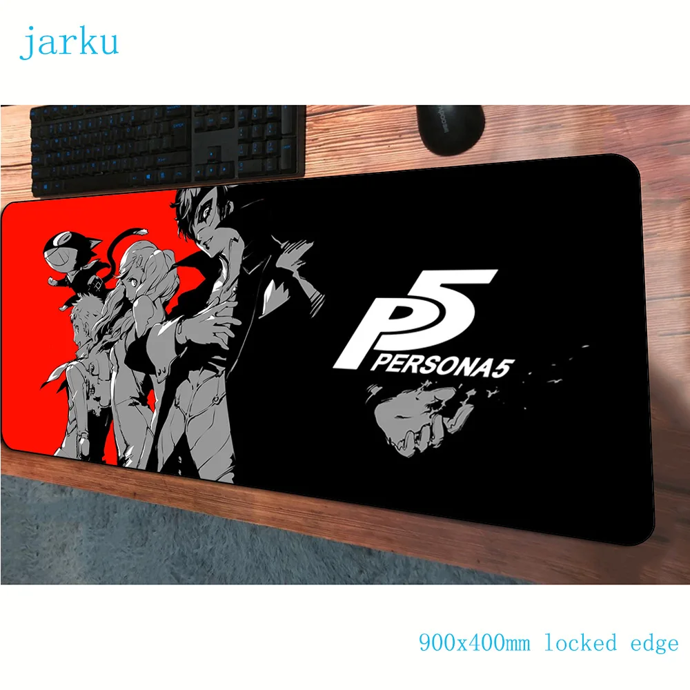 Коврик для мыши persona 5 900x400 мм с крупным рисунком лучший игровой коврик Популярные