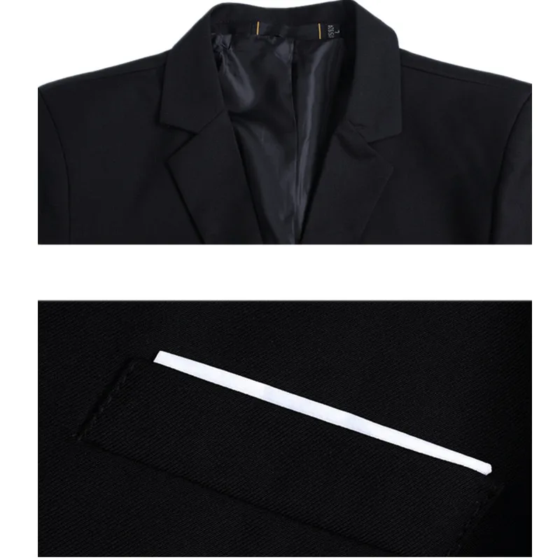 Модные Повседневное Блейзер Для мужчин Slim Fit два типа Кнопка выбора Blazer куртка