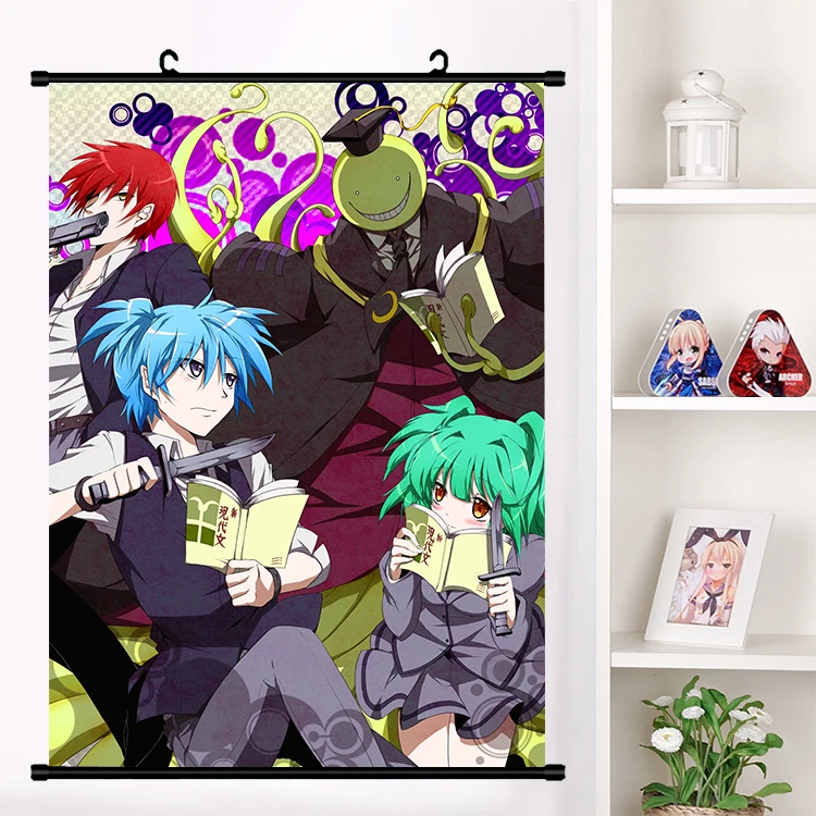 Аниме Черный Рок Korosensei Shiota Nagisa аниме настенные картины подвесные плакаты отаку