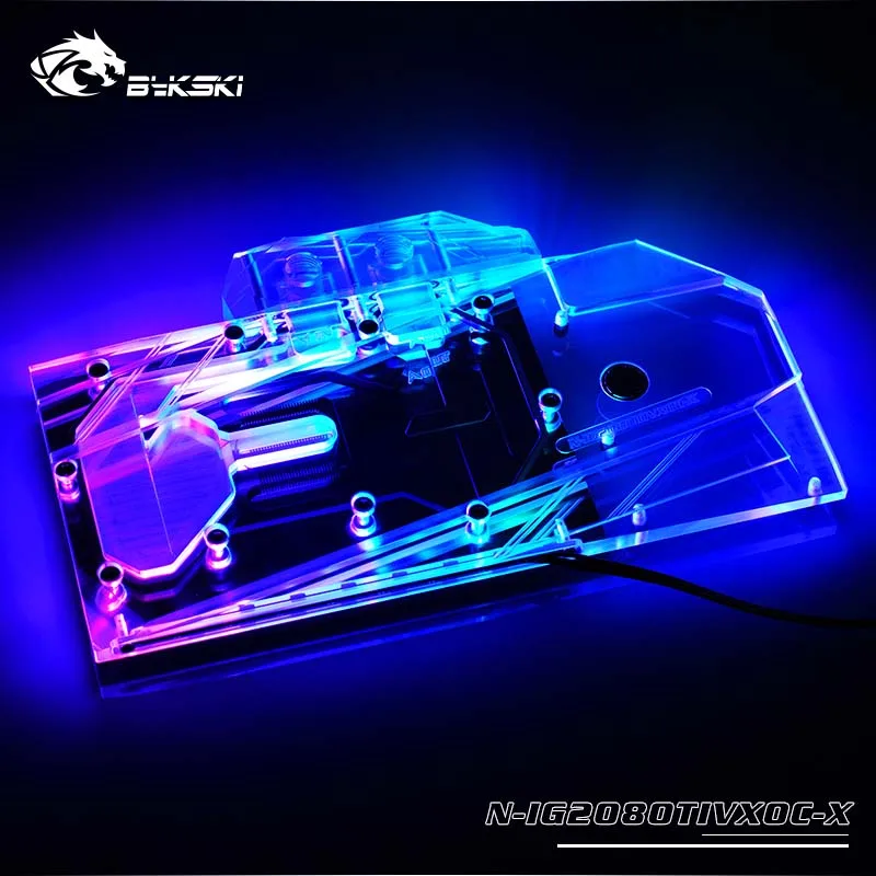 

Bykski N-IG2080TIVXOC-X GPU Water Block for Colorful iGame RTX 2080Ti Vulcan XOC 11G Full Cover Graphics Card water cooler