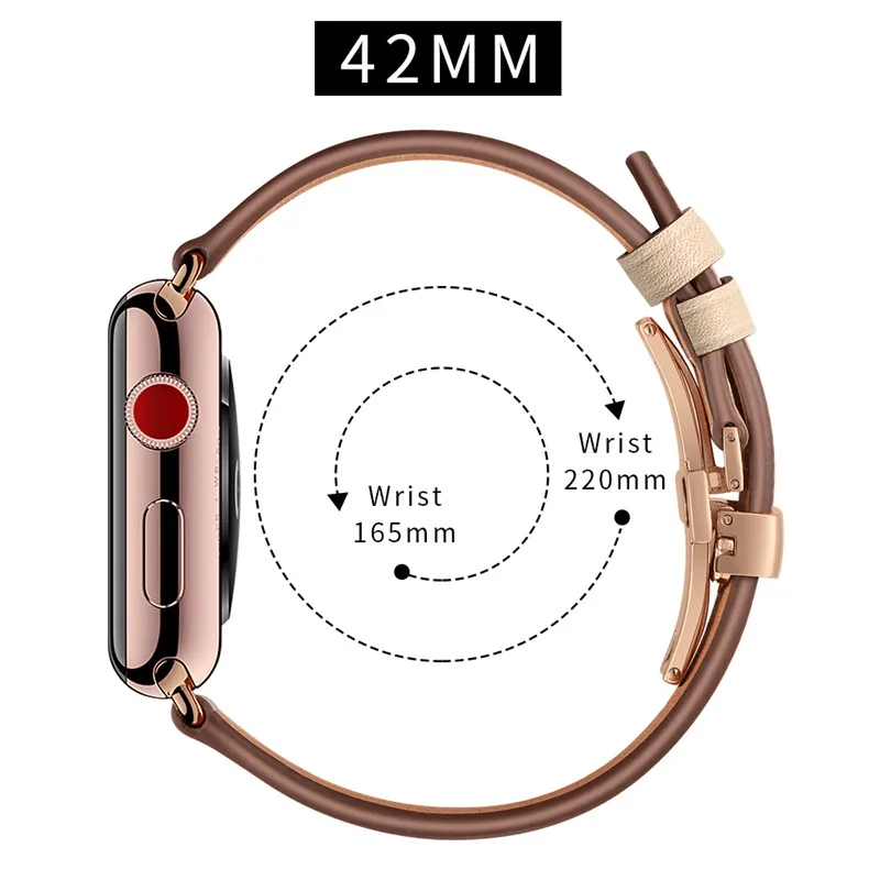 Кожаный ремешок для Apple watch band 5 4 44 мм 40 мм iwatch band 3 2 1 42 мм 38 мм браслет correa Сменный ремень для часов 5 4 3 2