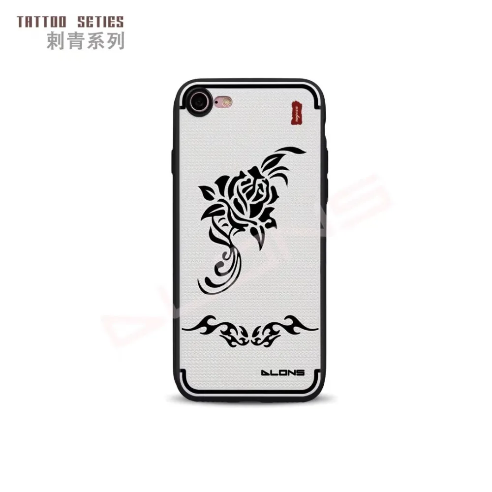 Fashion Tattoo Series In Soft TPU Case Cover Mobile Phone Back Shell For iPhone 6s |