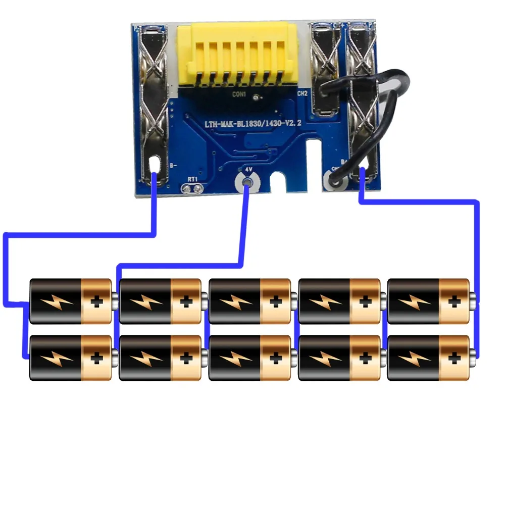 Печатная плата BL1830 PCB с литий ионным электроинструментом замена корпуса батареи