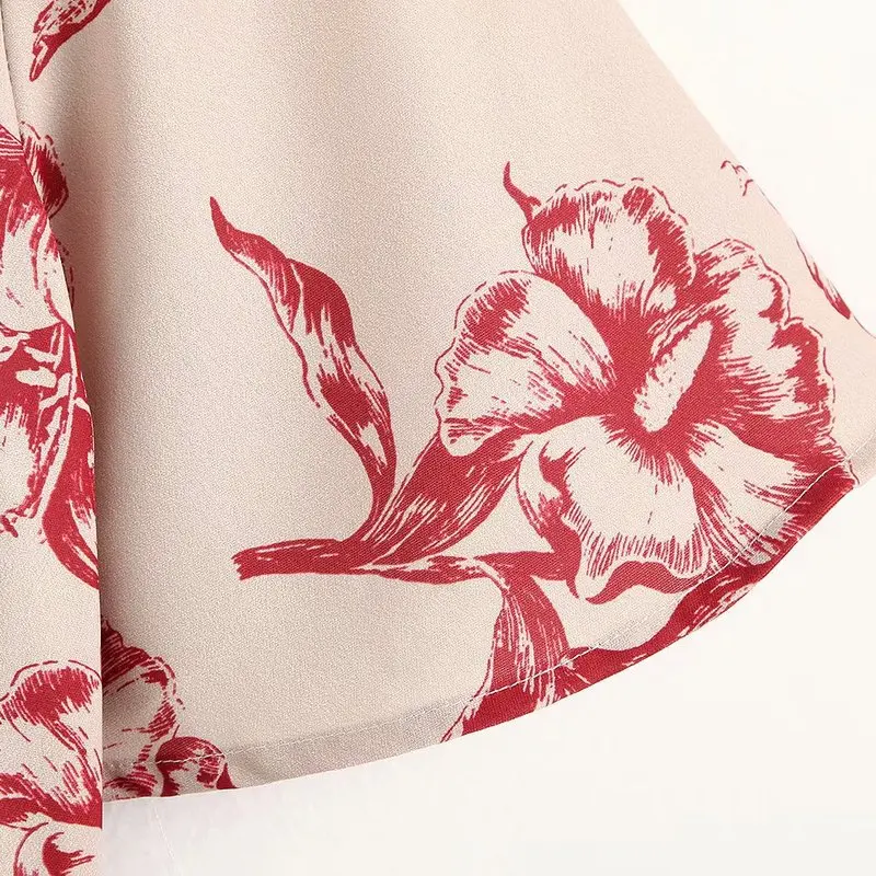 1981-62-9677 European and American Fashion Flower Printed Dresses | Женская одежда