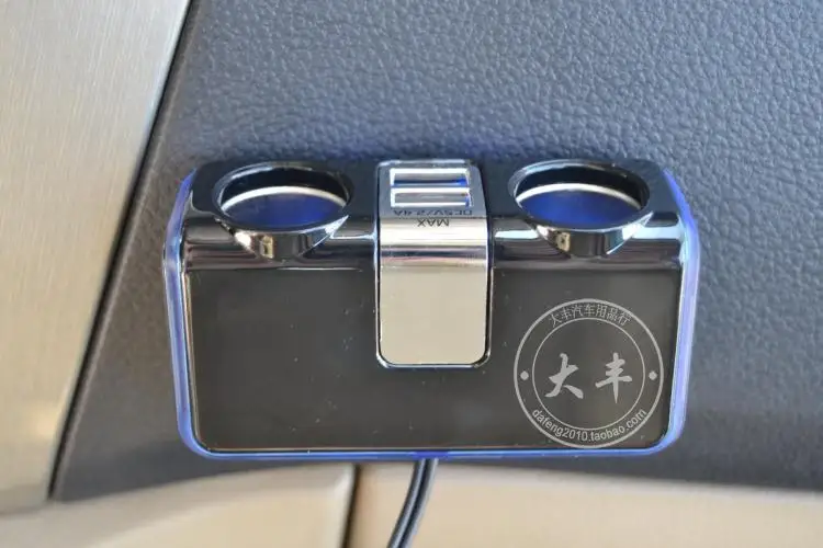 1,5 м супер-длинная проводка, автомобильное usb зарядное устройство, розетка, Авто прикуриватель, распределитель, розетка, один поворот, 2 отверстия, двойной USB интерфейс