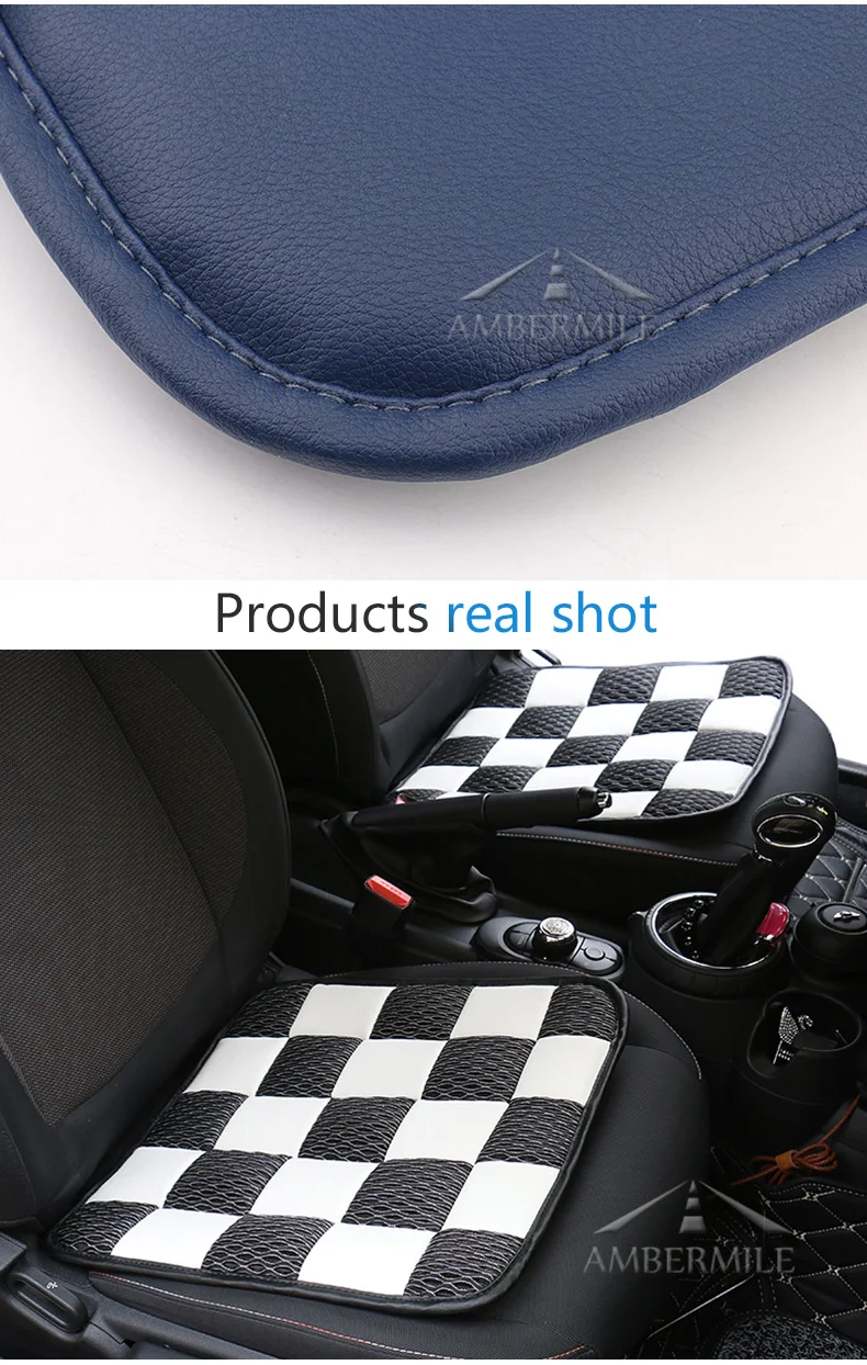 AMBERMILE для Mini Cooper F54 F55 F56 F57 F60 R56 R50 R53 R60 R55 R57 JCW аксессуары Юнион Джек чехол для Автокресла Подушка для автокресла