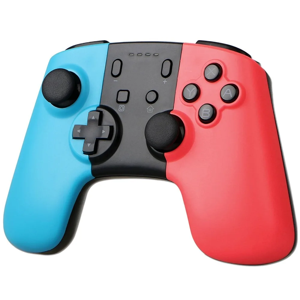 1PcsRed and blue Профессиональный беспроводной геймпад с Bluetooth и джойстиком для Nintendo Switch Console и PC - Цвет: 1PcsRed and blue