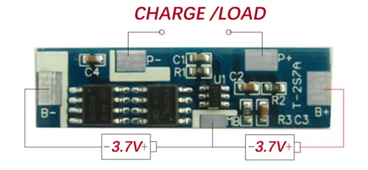 2S 7A Li Ion 8 4 V 18650 DIY BMS PCM Защитная плата батареи bms pcm для литий ионного аккумулятора