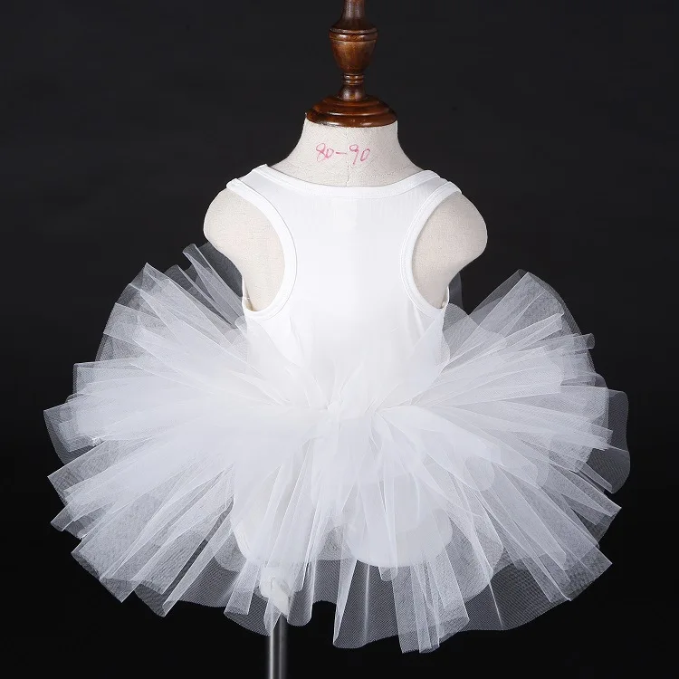 Балетное платье-пачка для маленьких девочек Сетчатое кружевное платье ярких
