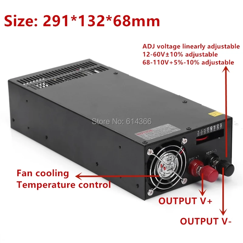 DC48V 1A 2A 2.5A 3.2A 4.2A 5.2A 7.3A 10A 12.5A 16.5A 20A 25A Трансформаторы освещения Светодиодный драйвер