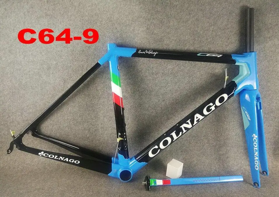 Colnago C64 полностью карбоновая рама для шоссейного велосипеда Di2 наклонная Механическая рама для шоссейного велосипеда gro UPS et black red bob framework UPS XDB DPD