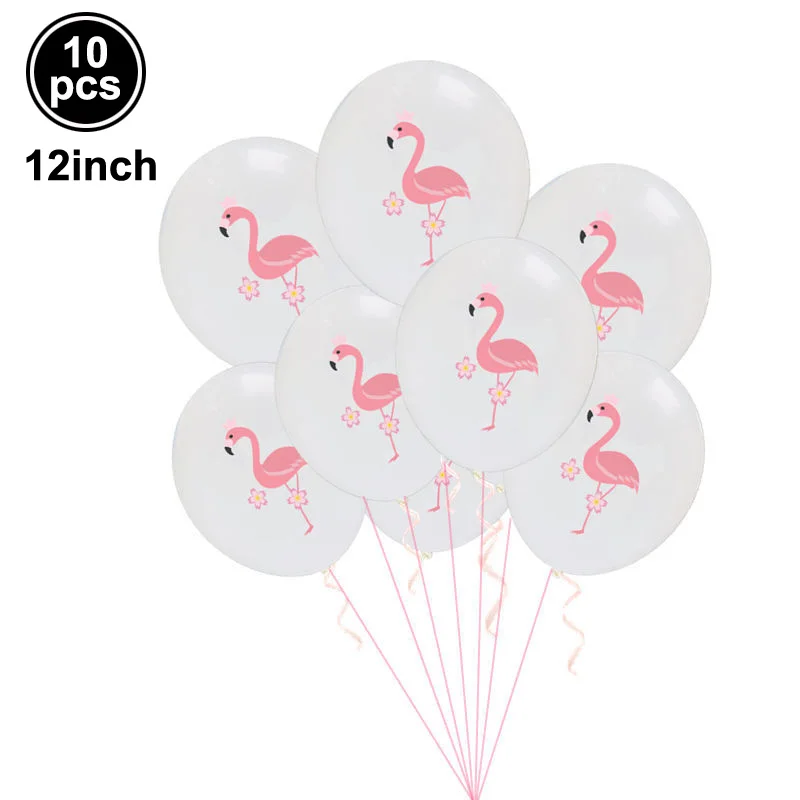 10pcs balloon 1 Гавайские вечерние украшения воздушный шар в форме ананаса баннер держатель стакана для напитков Гавайские вечерние принадлежности летние тропические Фламинго вечерние сувениры - Цвет: 10pcs balloon 1