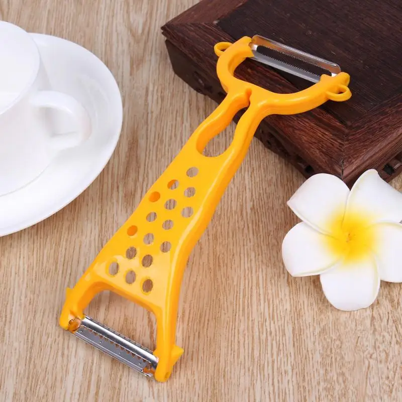 Овощной Фрукты Овощечистка Жульен Cutter Slicer Пил Кухня Инструмент Горячая Желтый