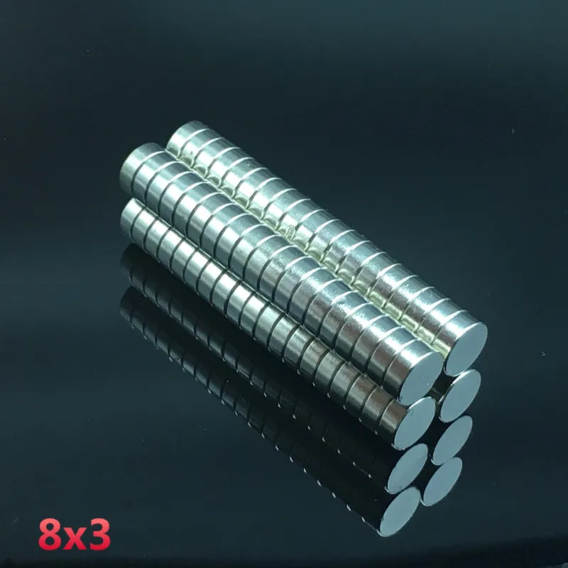 100 шт. неодимовый магнит сильный редкоземельный s NdFeB постоянный круглый