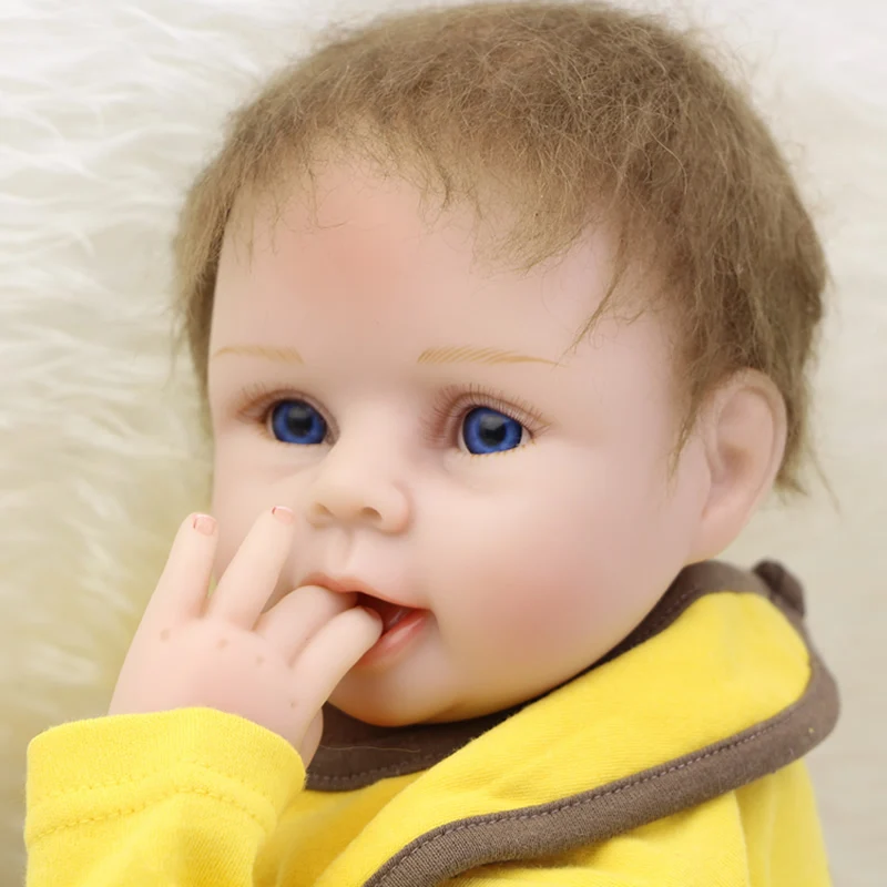 Npkdoll Reborn Baby 22 дюймов 55 см возрождается младенцев Bebe Menina de силиконовые Boneca сюрприз