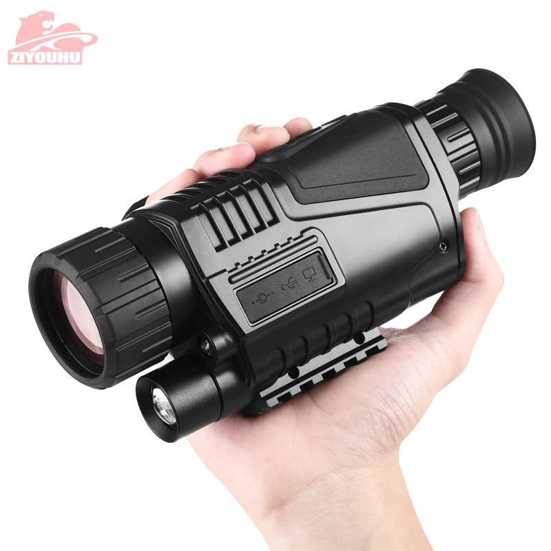 ZIYOUHU 5X Zoom Инфракрасный цифровой Монокуляр ночного видения для охоты телескоп