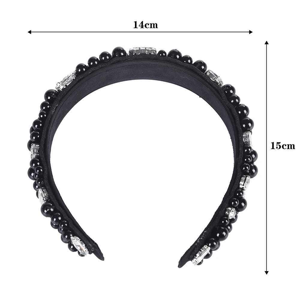 Molans ручной работы Искусственный драгоценный камень барокко обруч для волос