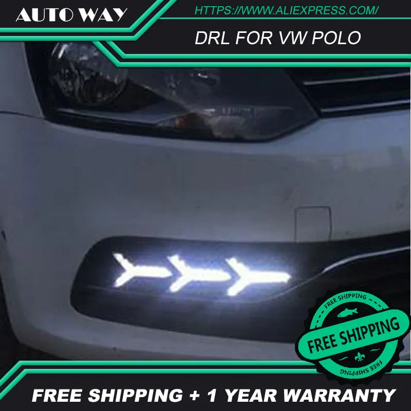 Бесплатная доставка! Дневные ходовые огни со светодиодный Ной подсветкой 12 В 6000k