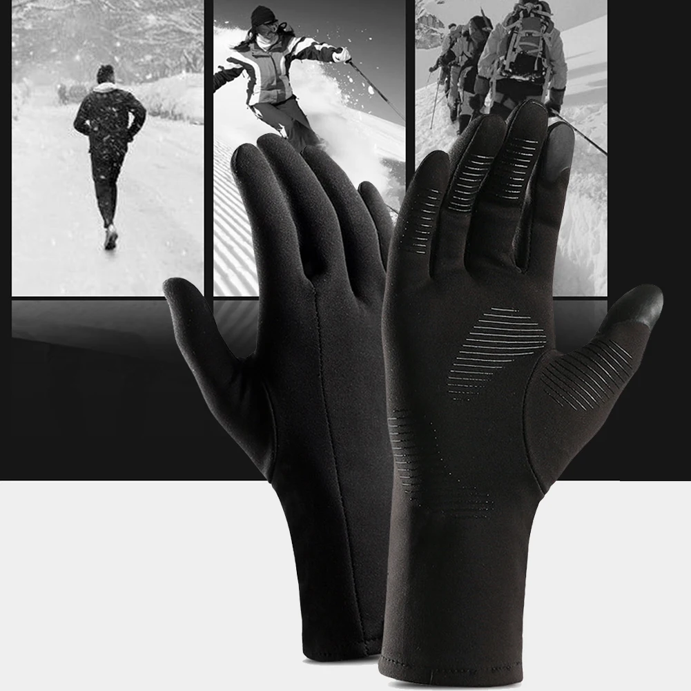 1 пара мужские женские ветрозащитные противоскользящие лыжные практичные