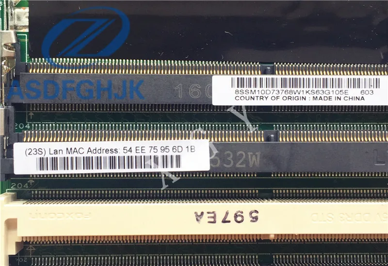 Материнская плата для ноутбука ThinkPad W540 материнская 12291-2 48. 4lo13. 021 DDR3L N15P-Q1-A2 K1100M не