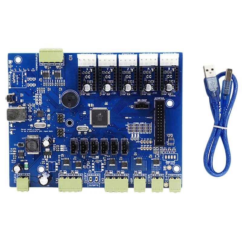 Blue trianglelab 3d принтер репликатор G Mighty плата с Ic Atmega1280-16Au+ кабель для Makerbot 3d принтер 8 Dja99 Hotend Trianglelab Bltouch - Цвет: Blue trianglelab