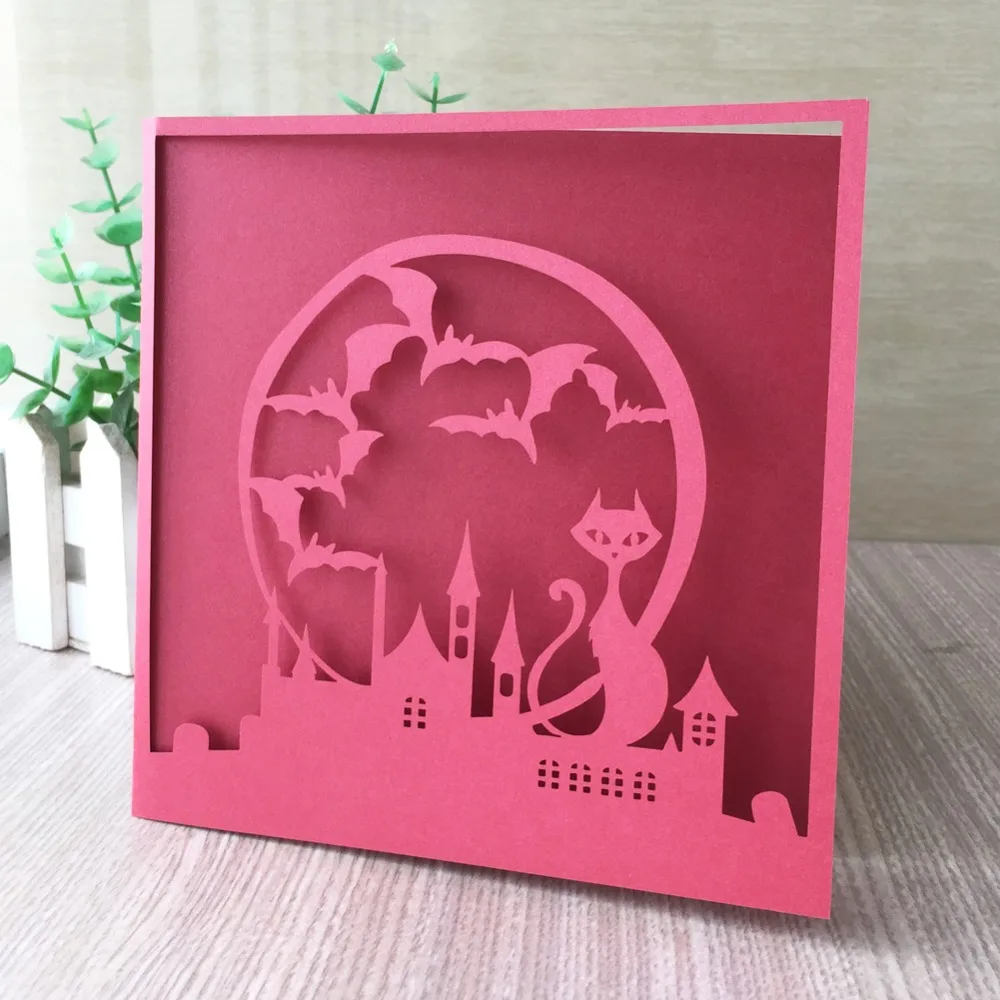 

20Pcs 2019 Halloween Decoration Ornament Invitations Cards Postcards Invitations Cards Party Decoration Greeting wishes Cards