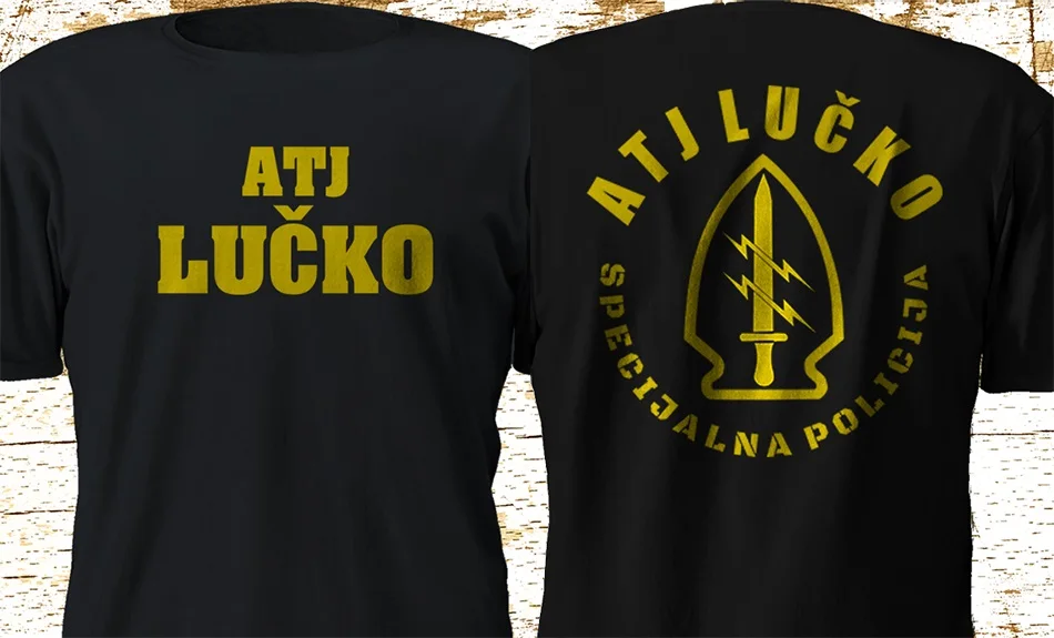 2019 мужская хлопковая одежда с коротким рукавом новинка ATJ LUCKO хорватская футболка